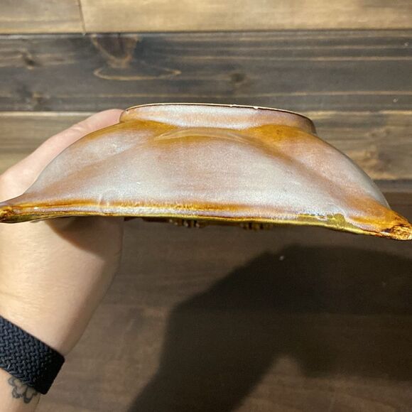 222 Fifth Earthenware Perched Owl Catch All Bowl Dish - Picture 7 of 8